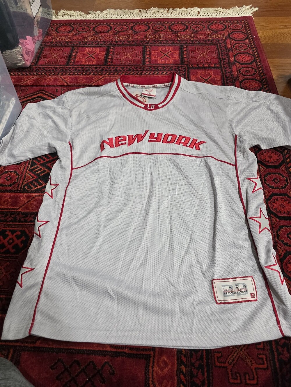 Vintage Lada Sportswear "New York 23" Mesh Jersey (NWT) – Size XL